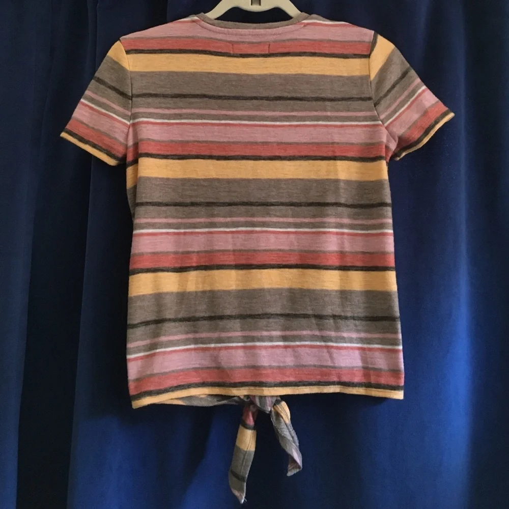 Madewell | Stripe Tie-Waist Tee - Picture 3 of 7